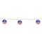 10ct. American Flag 4th of July Paper Lantern Lights